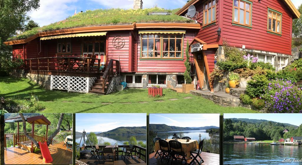 Fjordside Lodge Hordvik Exterior photo